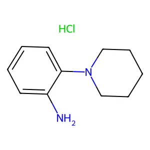 1-(o-Aminophenyl)piperidine, monohydrochloride structure