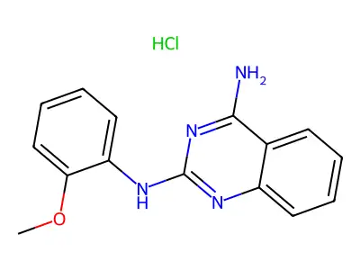 N2-(2-methoxyphenyl)quinazoline-2,4-diamine hydrochloride structure
