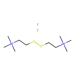 硫胆碱二硫化物二碘化物 structure