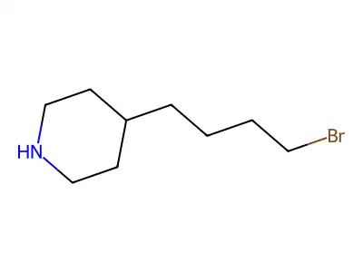 4-(4-Bromobutyl)piperidine structure