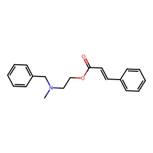 2-[benzyl(methyl)amino]ethyl (2E)-3-phenylprop-2-enoate structure