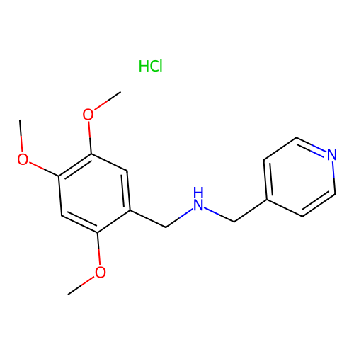 1-pyridin-4-yl-{N}-(2,4,5-trimethoxybenzyl)methanamine structure