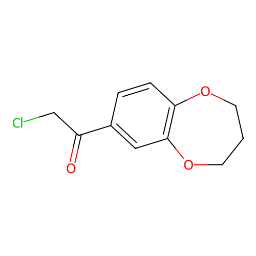 2-Chloro-1-(3,4-dihydro-2H-benzo[b][1,4]dioxepin-7-yl)-ethanone structure