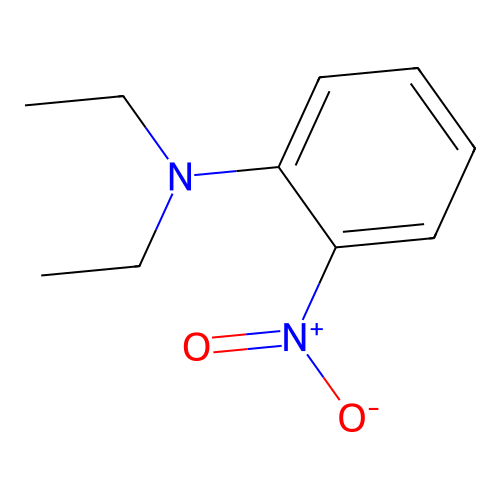 N,N-Diethyl-2-nitroaniline structure