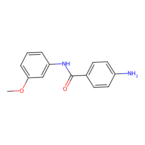 4-amino-N-(3-methoxyphenyl)benzamide structure