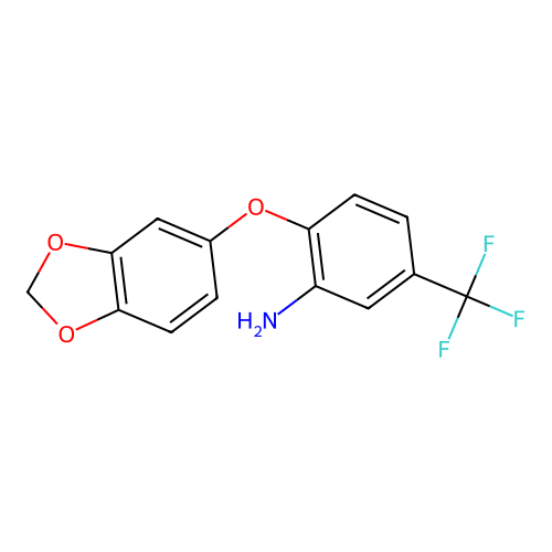 2-(1,3-Benzodioxol-5-yloxy)-5-(trifluoromethyl)aniline structure