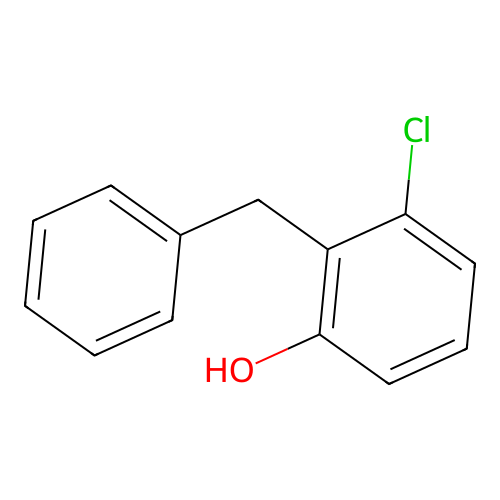 Phenol, chloro(phenylmethyl)- structure