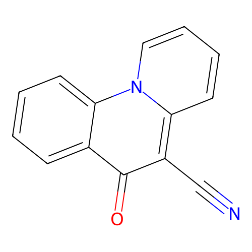 6-Oxobenzo[c]quinolizine-5-carbonitrile structure