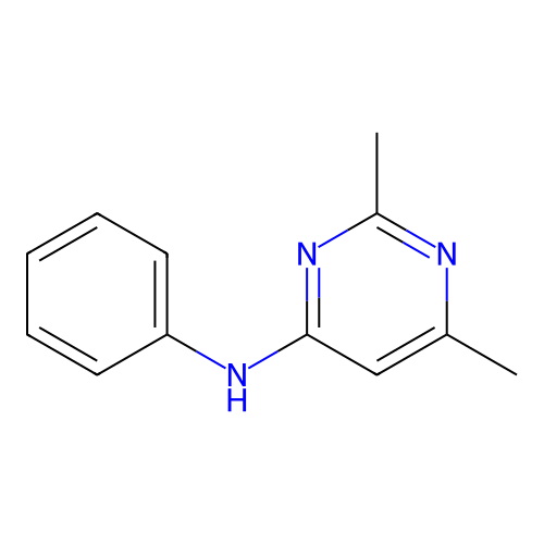 2,6-二甲基-N-苯基嘧啶-4-胺 structure