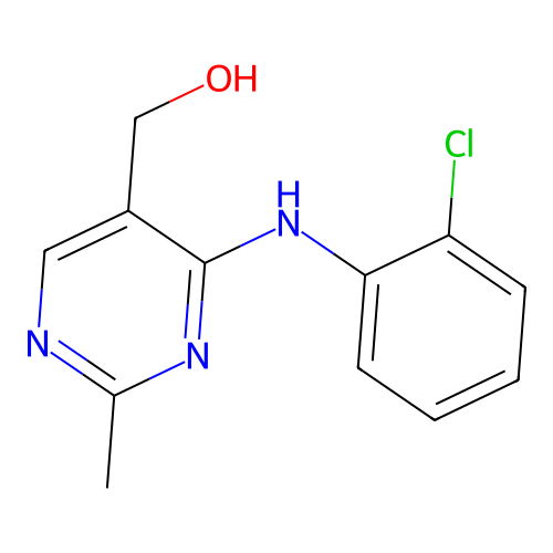 [4-(2-Chloroanilino)-2-methylpyrimidin-5-yl]methanol structure