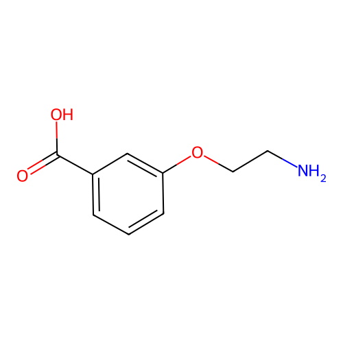 3-(2-aminoethoxy)benzoic Acid structure