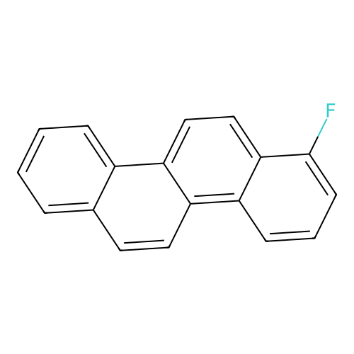 1-Fluorochrysene structure