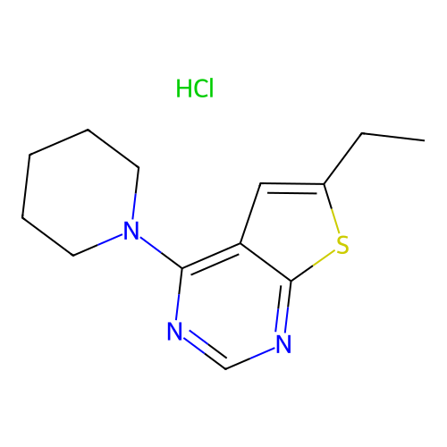 6-Ethyl-4-piperidin-1-yl-thieno[2,3-d]pyrimidine structure