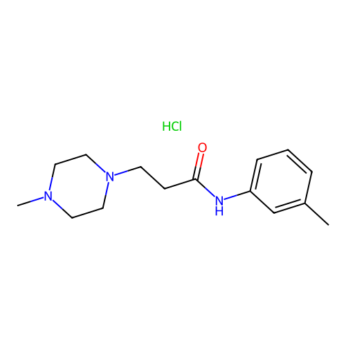 3-(4-Methyl-piperazin-1-yl)-N-m-tolyl-propionamide structure