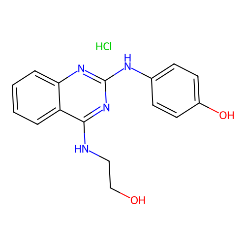 4-[4-(2-Hydroxy-ethylamino)-quinazolin-2-ylamino]-phenol structure