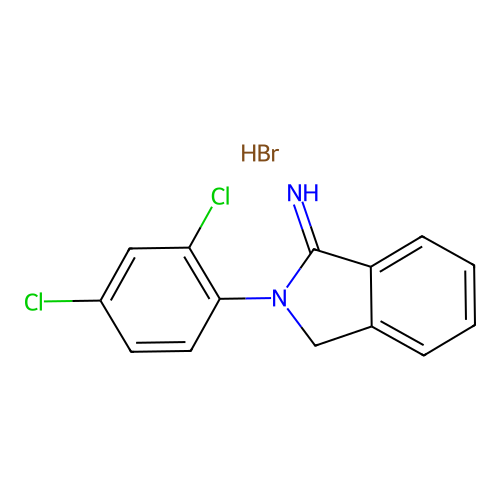 2-(2,4-Dichlorophenyl)isoindolin-1-imine hydrobromide structure