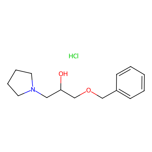 1-Benzyloxy-3-pyrrolidin-1-yl-propan-2-ol structure