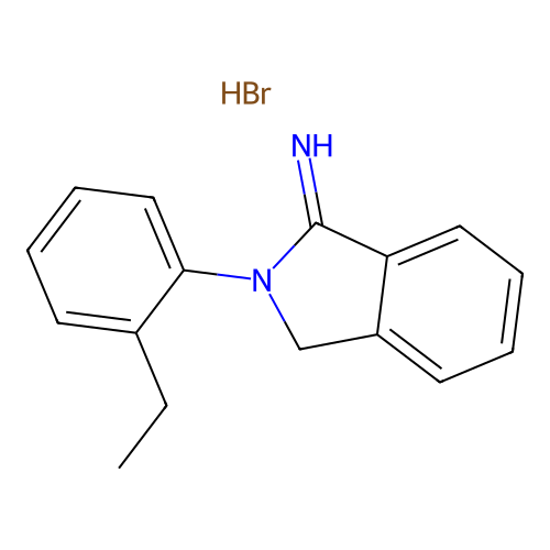 2-(2-Ethylphenyl)isoindolin-1-imine hydrobromide structure