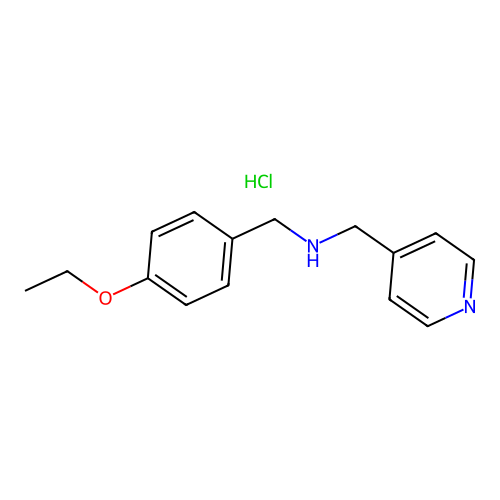 1-(4-ethoxyphenyl)-{N}-(pyridin-4-ylmethyl)methanamine structure