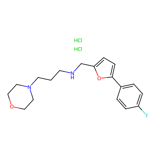 C18H25Cl2FN2O2 structure