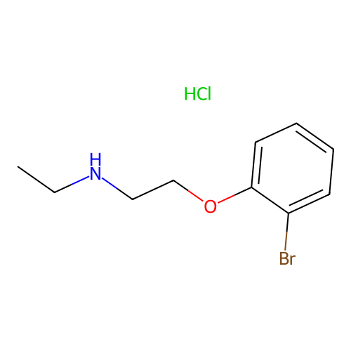 2-(2-bromophenoxy)-N-ethylethanamine hydrochloride structure