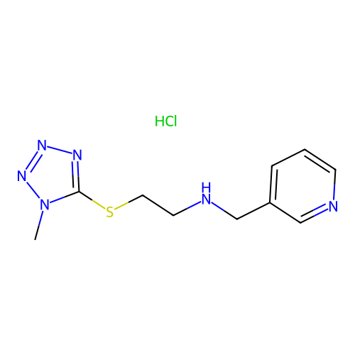 C10H15ClN6S structure