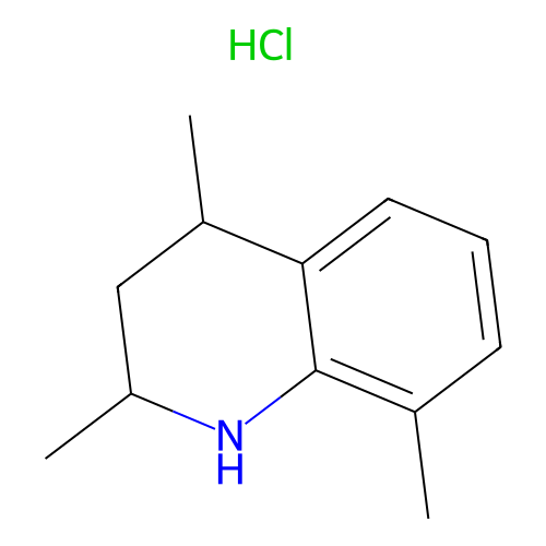 2,4,8-Trimethyl-1,2,3,4-tetrahydroquinoline hydrochloride structure