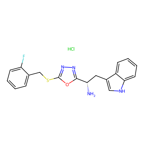 C19H18ClFN4OS structure
