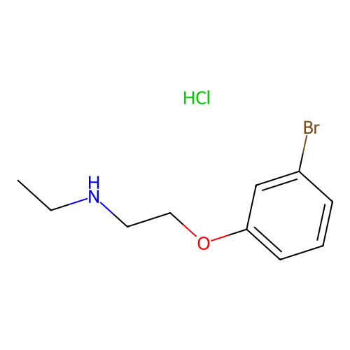 2-(3-bromophenoxy)-N-ethylethanamine hydrochloride structure
