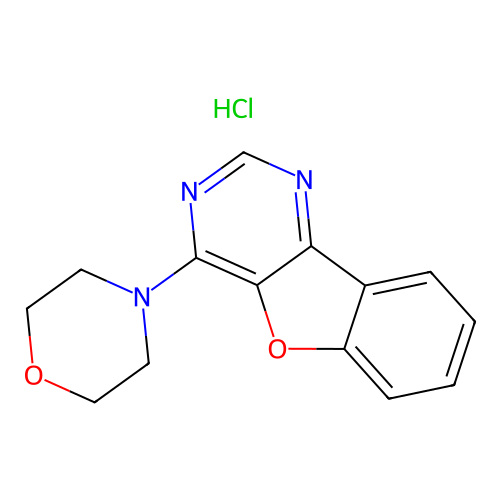 4-Morpholinobenzofuro[3,2-d]pyrimidine hydrochloride structure