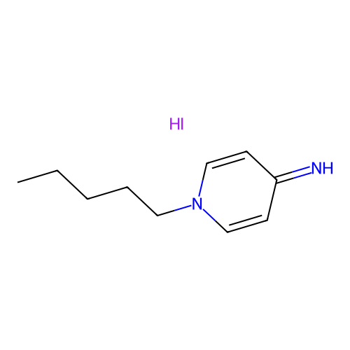 1-pentylpyridin-4(1H)-imine hydroiodide structure