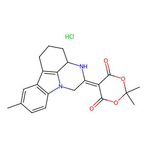 C21H23ClN2O4 structure