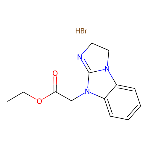(2,3-Dihydro-benzo[d]imidazo[1,2-a]imidazol-9-yl)-acetic acid ethyl ester structure