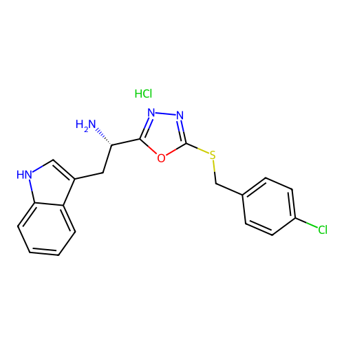 C19H18Cl2N4OS structure