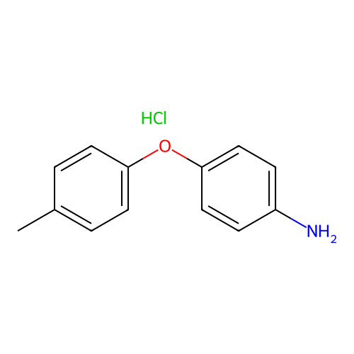 4-(4-Methylphenoxy)aniline hydrochloride structure