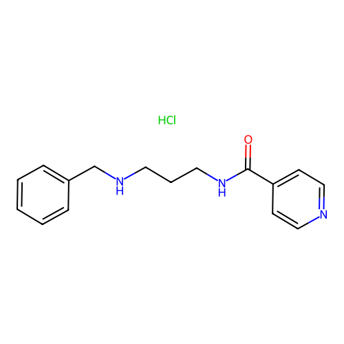 N-(3-Benzylamino-propyl)-isonicotinamide hydrochloride structure