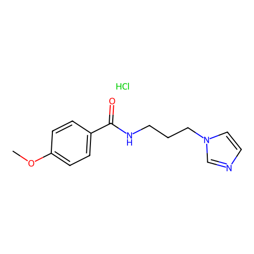 N-(3-Imidazol-1-yl-propyl)-4-methoxy-benzamide structure