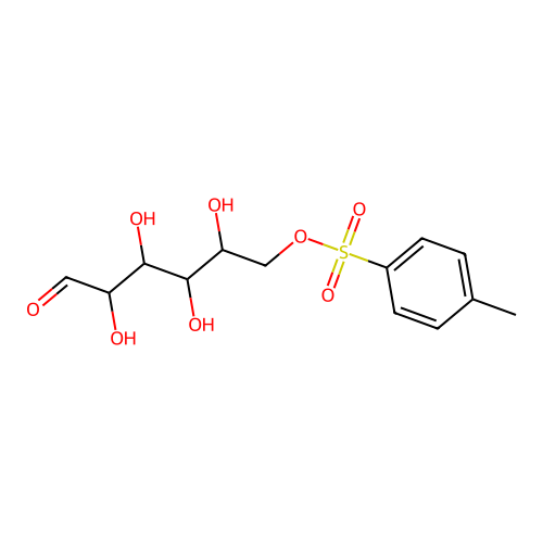 (2,3,4,5-Tetrahydroxy-6-oxohexyl) 4-methylbenzenesulfonate structure