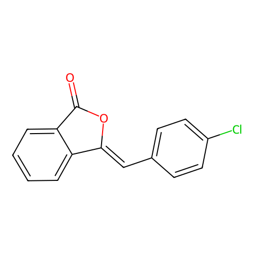 3-(4-Chlorobenzal)phthalide, (Z)- structure