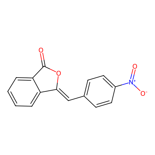 (Z)-3-(4-Nitrobenzylidene)isobenzofuran-1(3H)-one structure