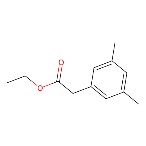 Ethyl 3,5-dimethylphenylacetate structure