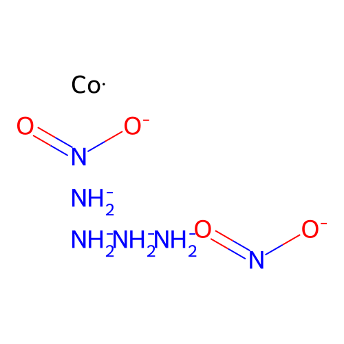 Trnas-tetraamminedinitrocobalt(1+) chloride structure