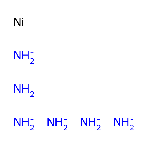 氯化六氨合镍 structure