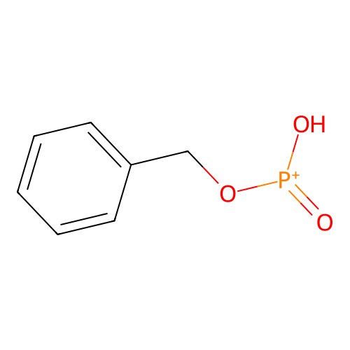 Hydroxy-oxo-phenylmethoxyphosphanium structure