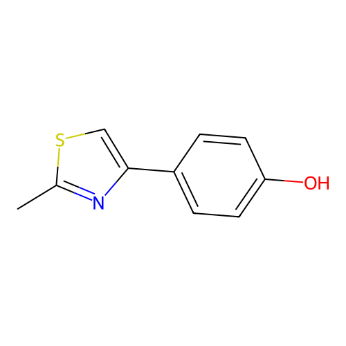 4-(2-Methyl-1,3-thiazol-4-yl)phenol structure
