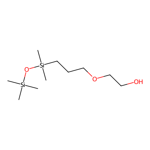 Ethanol, 2-[3-(pentamethyldisiloxanyl)propoxy]- structure