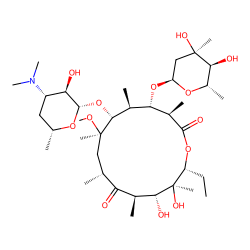 Erythromycin Impurity 67 structure