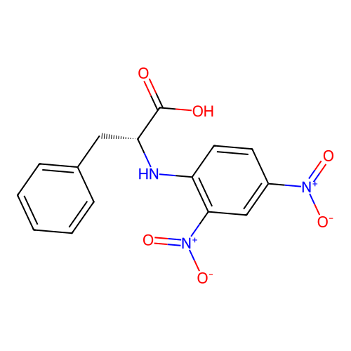 N-(2,4-Dinitrophenyl)-D-phenylalanine structure