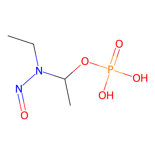 1-(N-乙基-N-亚硝氨基)乙基磷酸酯 structure