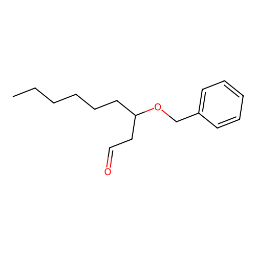 Nonanal, 3-(phenylmethoxy)- structure
